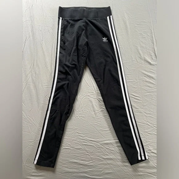 Adidas Black Track Leggings - Picture 3 of 5